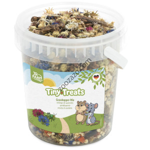 Лакомства за малки гризачи със скакалци, 150 гр. - JR FARM Tiny Treats Grasshopper-Mix